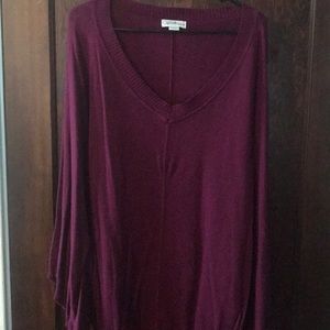 Dark purple cape/poncho